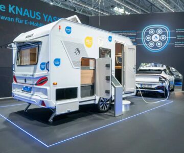 Knaus Yaseo 340 PX: караван для электромобилей