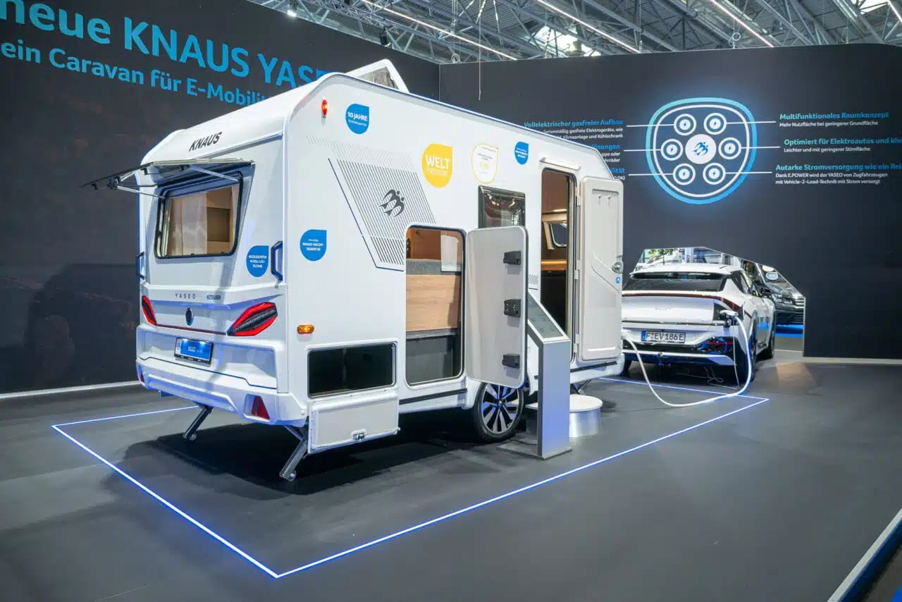 Knaus Yaseo 340 PX: караван для электромобилей